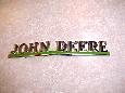 AA5383R * John Deere 40 50 60 Emblem with Clips * John Deere Licensed!