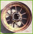 RW39A * John Deere 44 57 Plow Wheel * Round Spoke *Original